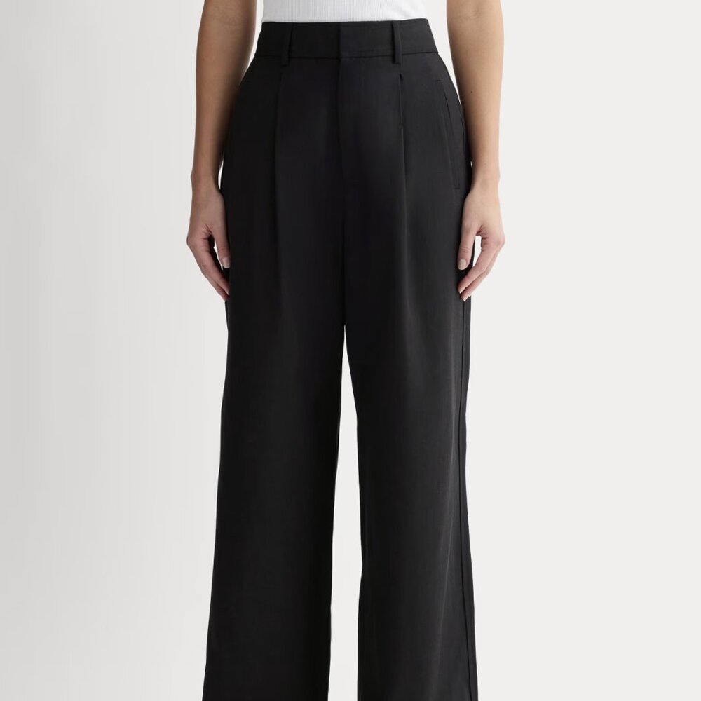 Everlane Draper Pleated Pant in Buttersmooth